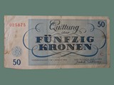 Back of 50 Kronen
