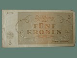 Back of 5 Kronen