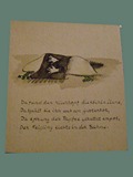 Watercolor Painting of Story/Poem Booklet 'The Optimistic Frog' (Page 4) by Helga Wolfenstein at Theresienstadt